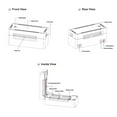 thumbnail image 4 of Riwcyla Thermal Shipping Label Printer 4 Inch Desktop Express Barcode Label Sticker Maker 4x6 Portable USB& Connection Max. 80mm Paper Width 180mms High Speed Support Windows System ESCPOS Command, 4 of 6