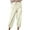 Beige, variant on Gubotare Womens Pants Trendy Womens Wide Leg Capri Pants Stretch Dress Pants Cross High Waist Flare Pants with Pockets for Yoga Casual Work (Yellow,XXL)