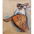 thumbnail image 2 of Degas, Edgar 20x23 Gold Ornate Wood Framed with Double Matting Museum Art Print Titled - The Russian Dancer, 2 of 4