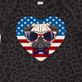 thumbnail image 4 of Inktastic Pug Dog Patriotic US Flag Heart Boys or Girls Baby Bodysuit, 4 of 5