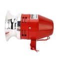 thumbnail image 2 of Sirena de seguridad de alarma industrial 130dB 40W Bocina de advertencia de emergencia para puerto exterior AC 220V, 2 of 5