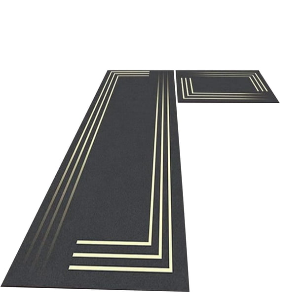 Puntoco Kitchen Mat, Absorbent and Stain Restaurant Mat, Nordic Strip Carpet, Balcony Window Mat, Household Bathroom Door Mat