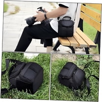GASTROPOD Camera Bags for Photographers, Small Camera Bag, Nylon Camera Bag Backpacks for Traveling Carry Waterproof Black Camera Case Bag Compatible Camera Storage Bag D40, Black