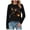 Black, variant on Sweatshirt Women Oversized Witch Loose Casual Sweatshirts Long Sleeve Embroidered Print Pullover (Light Gray, M)
