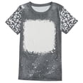thumbnail image 6 of SDNall Summer T-Shirts for Women 2024 Tie-Dye Summer Fashion Slim Tie Round Neck Short Sleeve T-Shirt (Gray,Sizes:S-5XL), 6 of 8