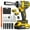 Yellow, variant on Brushless 1/2” Impact Wrench, 20V Cordless Impact Wrench with 2-Mode Speed, Power Impact Wrench, Max Torque 280 ft-lbs (380N.m), Includes 2 x 3.0A Batteries for Truck Car Home Mower, Yelllow