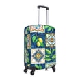 thumbnail image 3 of Easygdp Lemon and Leaves Print Elastic and Washable Suitcase Protective Cover with Hidden Zipper Fits 18-32 inch Luggage -X-Large, 3 of 9