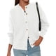 thumbnail image 5 of Cardigan de Mujer PRETTYGARDEN Blanco de Manga Larga con Botones XXL, 5 of 6
