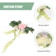 thumbnail image 4 of Abrazadera de cortina con flores artificiales para ventana, decoración del hogar, 4 of 6