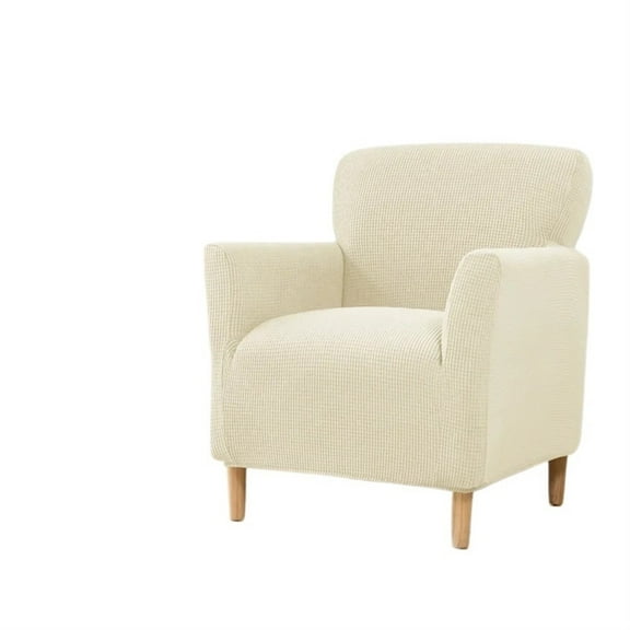 Polar Fleece Tub Chair Cover Spandex Club Armchair Slipcovers For Living Room Elastic Single Sofa Covers