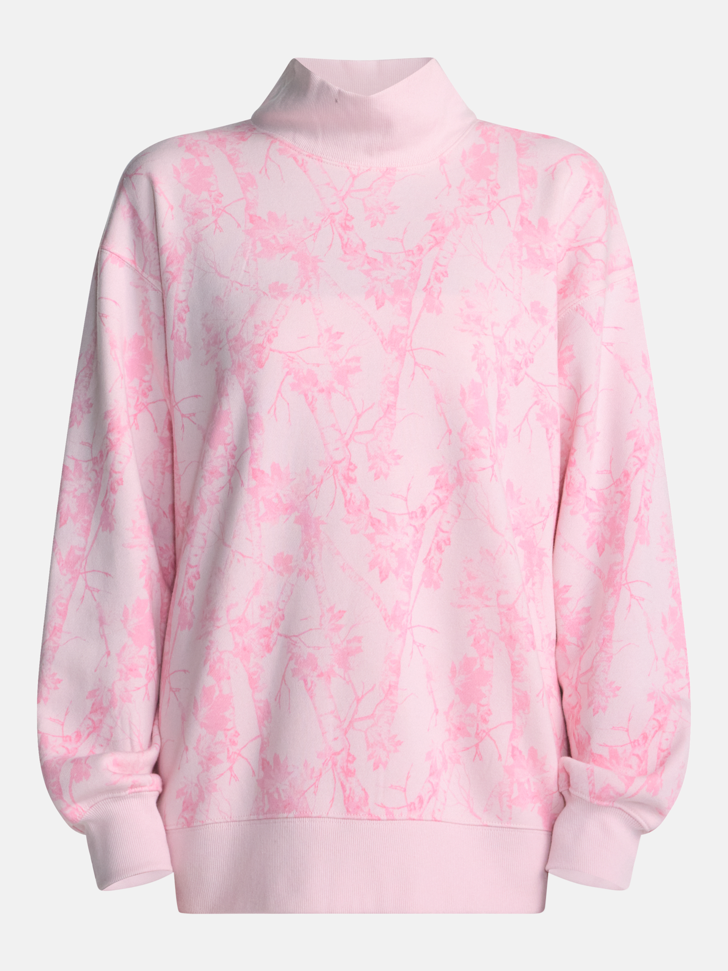 No Boundaries Women's Oversized Mock Neck Sweatshirt photo 5