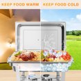 thumbnail image 5 of 2 Pack 8QT Stainless Steel Chafing Dish Buffet Set - Food Warmer Chafer with Water Pan & Fuel Holders, Commercial Grade for Catering & Parties, 5 of 6