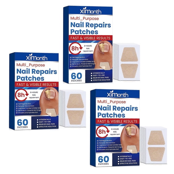 Multi Purpose Fungal-Nail Renewal Stickers, Strengthens Moisturizes Nail Care Stickers, for Nails Care Supplies