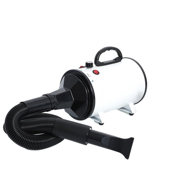 Greeniant CN Plug Pets Grooming Secador de pelo Reducción de ruido Fuerte potencia Secado rápido 2 engranajes Dispositivo de soplador de calor ajustable Suministros para perros Blanco Greeniant PT003874-03