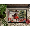 thumbnail image 3 of Carolines Treasures DAC2642MAT 0.15 x 18 x 27 in. Dachshund Cozy Christmas Doormat, 3 of 6