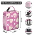 thumbnail image 3 of Strawberry Lunch Box Insulated Lunch Bag Box Women Men Reusable Cute Insulated Lunch Box for Students Cooler Tote Bag Lunchbox for Office School Picnic, 3 of 6