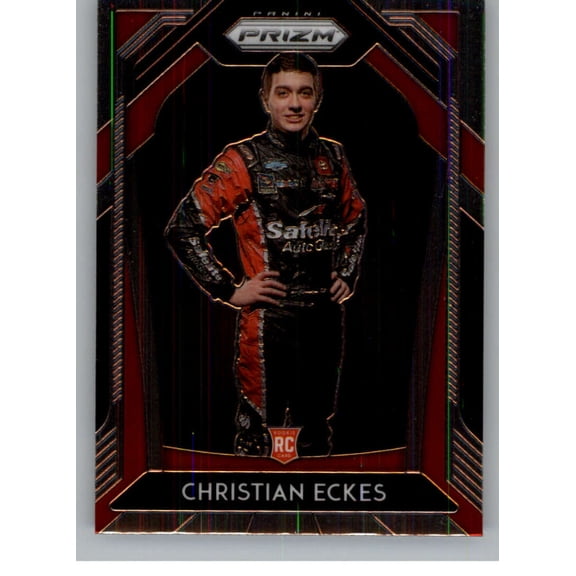 2020 Panini Prizm #51 Christian Eckes Safelite Auto Glass | Kyle Busch Motorsports | Toyota NASCAR Racing Trading Card