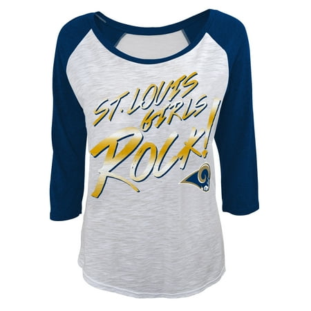 Classic St. Louis Rams Juniors Rocker Raglan T-Shirt