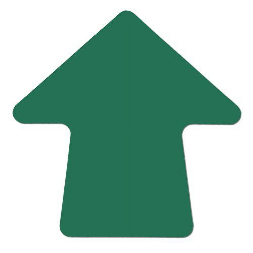 Green 4" Stick-On Colored Vinyl Directional Arrows (100 per/Roll)