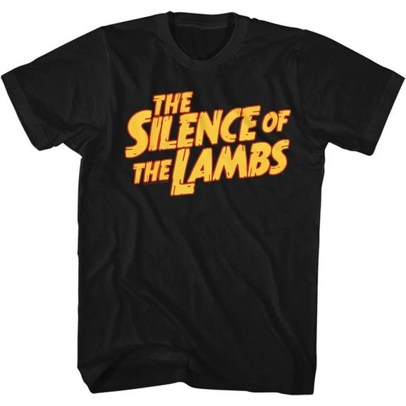 Silence Of The Lambs Retrologo Black Adult T-Shirt Xlt
