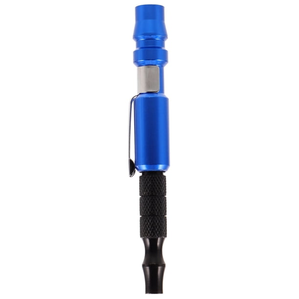Soplador de aire de bolsillo ajustable, pluma antipolvo de aleación de aluminio para coche, soplador de aire de alta presión para limpieza detallada de coches, pluma sopladora de aire
