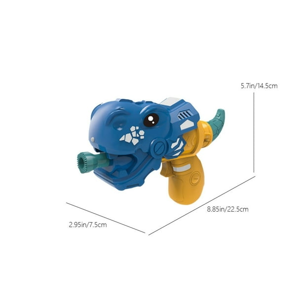 Juguetes de piscina, juguetes para bebés, juguetes para niños pequeños, dinosaurio elástico ahumado, música, pistolas de luz, juguete para niños, máquina de burbujas de 50 ml