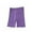 Purple, variant on Girls Shorts Girls Summer Clothes 2025 Girls Summer Shorts Thin Comfortable Stretchable Casual Underwear Layer Front Solid Color Pants for Toddler Kids Daily Wear