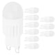 thumbnail image 4 of Bombilla Bi Pin, Bombilla De Araña De Bajo Consumo 10 Piezas De Luz Blanca Cálida Para Lámparas De Techo Para Lámparas De Gabinete Para Lámparas De Araña, 4 of 8