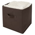 thumbnail image 3 of Simplify Collapsible Paper Board Storage Cube in Brown, 3 of 6