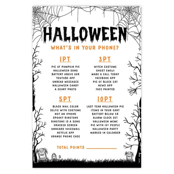 Koyal Wholesale Halloween Party Card Game, Paper