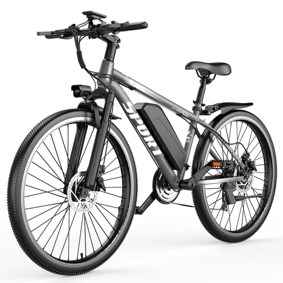 GWEIT 26"Electric Bike for Adults, 1500W Peak Mountain E-Bike with 25MPH 45Miles Range Electirc Mountain Bike, 48V 10.4Ah Removable Battery, UL2849 Certified