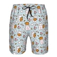 thumbnail image 3 of Goofa Carrot Rabbit Printed Mens Swim Trunks Summer Quick Dry Short Beach Swimwear Bathing Suits-Large, 3 of 9