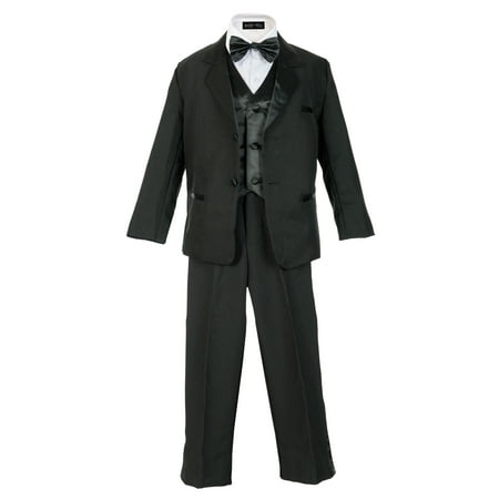 

Avery Hill Boy s Formal 5 Piece Tuxedo Suit Dresswear Set (Toddler Little Boys Big Boys)