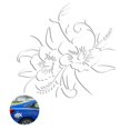 thumbnail image 4 of Speravity Etiqueta engomada del patrón de flores Vivid Car-Window Paster Modificación única Paster Etiqueta engomada universal del vehículo para la Vehículos, repuestos y accesorios Mis No.1 Speravity VI009246-01, 4 of 6