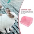 thumbnail image 2 of Household Rabbit Litter Box Plastic Pet Potty for Easy Cleaning, 2 of 3
