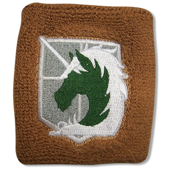 Attack On Titan Men's  Military Police Brigade Emblem Anime Wristband