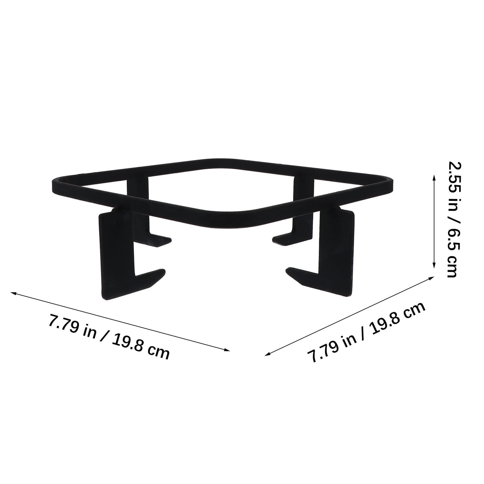 ULTNICE Cast Iron Wok Support Rack for Home Cooking Utensil Stand High Temp Resistant