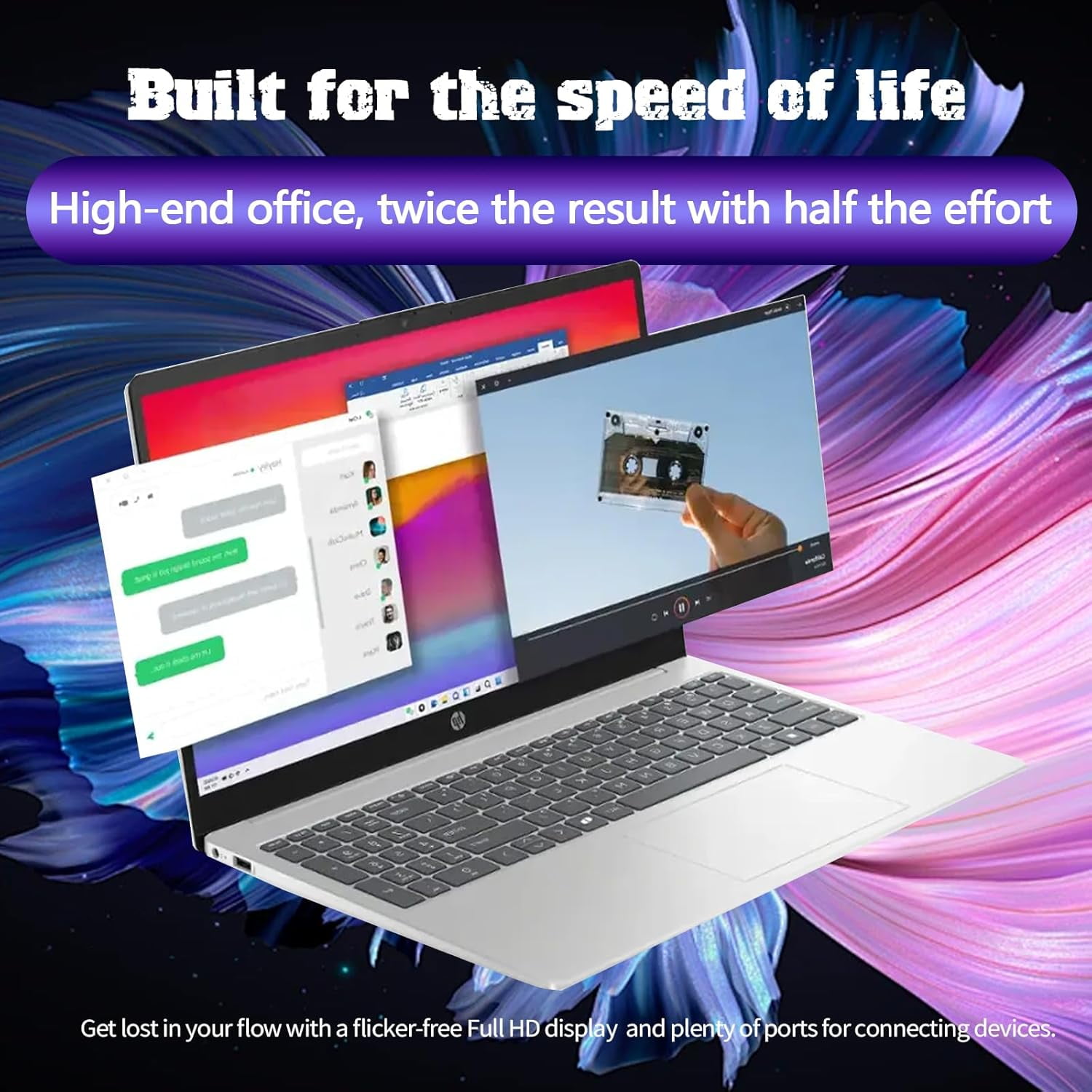 HP Touchscreen Laptop, Intel Core i3-1315U, 16GB RAM, 512GB SSD, 15.6" 250 nits Anti-Glare Display, Copilot-AI Chat, Windows11 Pro Computer for Business & Students