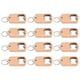 thumbnail image 2 of 12Pcs Wood Bottle Opener Wooden Keychain Bottle Opener for Home Party, 2 of 5