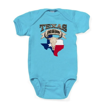 

CafePress - Bull Skull Texas Pride - Cute Infant Bodysuit Baby Romper - Size Newborn - 24 Months