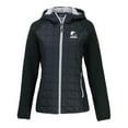 thumbnail image 2 of Women's Cutter & Buck  Black Cleveland Browns Rainier Primaloft Eco Hybrid Full-Zip Jacket, 2 of 3