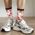 thumbnail image 6 of Susaid Cute Mushroom Print Men's Moisture Wicking Cushioned Crew Work Boot Socks Suitable for Size 36-45, 6 of 6
