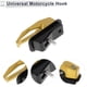 thumbnail image 5 of Gancho colgante para motocicleta Cuadrado Soporte para casco de motocicleta Equipaje para scooters bicicletas Tono dorado Longitud 78mm, 5 of 7