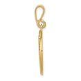 thumbnail image 2 of FJC Finejewelers 14k Yellow Gold Polished Musical Notes Charm, 2 of 6