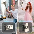 thumbnail image 6 of Magnetic Tripod for Phone,2 in 1 for Magsafe Stand＆ Clip Portable Pocket Size Selfie Stick for Android/iPhone,Phone Holder with Wireless Rechargeable Remote Control for Photography, Live Streaming, 6 of 14