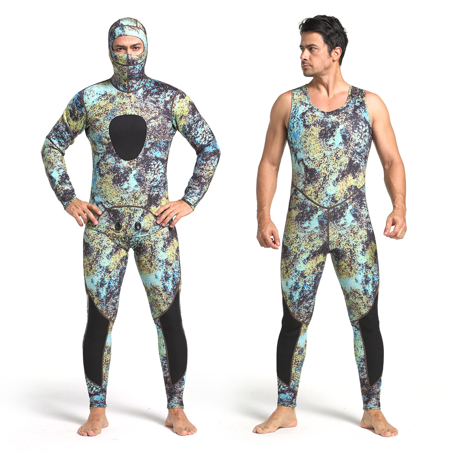 Neoprene 3mm Scuba Wetsuit for Men Spearfishing Surfing Diving Swimming Jumpsuit 