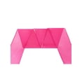 thumbnail image 4 of INSPIRAR CHIC Bufandas Largas de Gasa Pura Plisada para Mujeres, Color Sólido Semi Translúcido, Diadema Elástica, Bufanda para el Cuello 57.1x3.9" Rosa Fucsia, 4 of 5