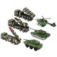 thumbnail image 3 of Juego de 6 uds de coches en miniatura de aleación para niños, vehículo simulado fundido a presión, helicóptero, modelo de avión, decoración de juguete, 3 of 8