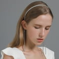 thumbnail image 4 of Bandeau Femme Strass Chic Cristal Scintillant avec Franges, 4 of 10