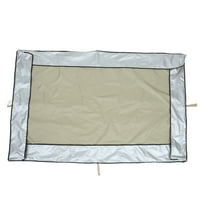 KONTONTY Waterproof Outdoor Swing Cover Black 1Set 75X47X7In